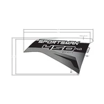 Polaris Side Decal, Right, Sportsman 450 H.o., Genuine Oem Part 7184285, Qty. Fixed Price $49.74.
