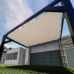 14FT Waterproof Sun Shade Sail Straight Edge Cover Pergola Canopy Outdoor. Fixed Price $235.99.