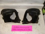 1980 Yamaha Srv Sr-v 540 8L0 Ts Right Left Rubber Side Shock Strut Trim Covers. Fixed Price $44.00.