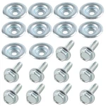 20 Piece Set Utv Skid Plate Washer And Bolt Kit Compatible With Polaris Rzr ... Fixed Price $15.23.