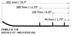 Sports Parts Inc D-06-6-4-115 Slasher SIX60 Runners. Fixed Price $78.25.