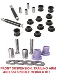 Upper & Lower Radius Rod Pivot Bushing Collar Arm Ski Polaris 500 600 700 93-00. Fixed Price $59.88.