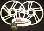 Billet 9" Idler Wheels Skidoo / Actic Cat Polaris Yamaha Snowmobiles. Fixed Price $170.00.