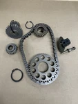 2010 Polaris Fst Classic Drive Chain & Sprockets P/n 3222134, 3222128, 3221186. Fixed Price $150.00.