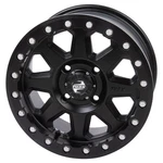 4/156 Tusk Uinta Beadlock Wheel 15X7 4.0 + 3.0 Matte Black For Polaris Rzr Pro. Fixed Price $202.51.