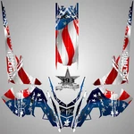 2016 - 2018 Polaris Pro Axys Wrap Graphics Decal Sticker 155 163 Patriot Flag. Fixed Price $241.73.
