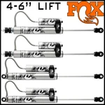 Fox 2.0 Reservoir Front & Rear Shocks 01-10 Silverado Sierra 2500 3500 4-6" Lift. Fixed Price $1204.95.