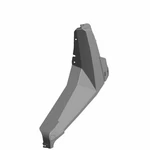 Polaris Front Fender Flare, Left-hand, Black, Genuine Oem Part 5464981-070. Fixed Price $104.99.