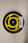 Yellow Polaris Ppd Wheel, Made Canada, 5.350" X 25MM (6205 2RS) .750 Insert. Fixed Price $22.00.