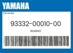 Yamaha Genuine Bearing 93332-00010-00. Fixed Price $43.58.