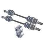 Yamaha Kodiak Grizzly Rear Cv Axles & Wheel Bearings Set 550 700. Fixed Price $207.00.