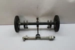1986 Arctic Cat Jag 440 Center Bulkhead Frame Brace Bracket With Idle Wheels. Fixed Price $50.00.