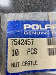 Oem Polaris Ski Pivot Castle Nut 7542457 Lot Of. Fixed Price $10.00.